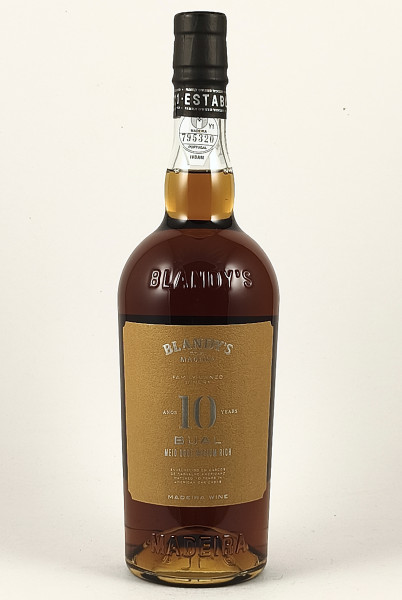 Madeira BUAL 10 years, Blandy's