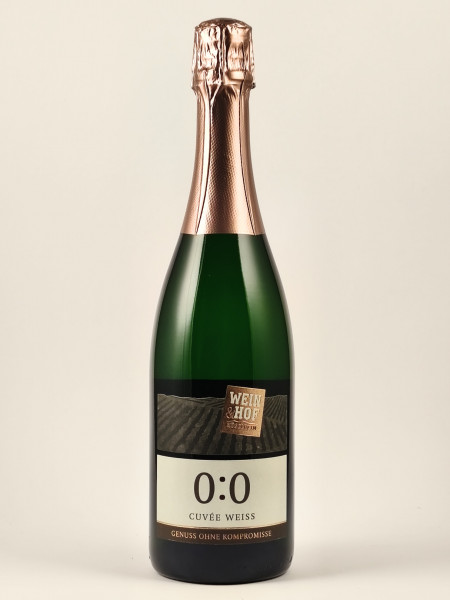 Cuvée Weiss 0:0 prickelnd alkoholfrei, Wein & Hof, Winzergenossenschaft Hügelheim