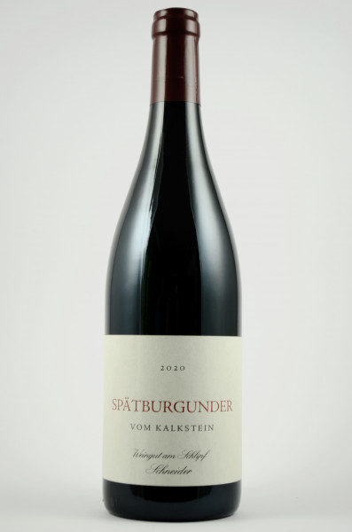 2020 Spätburgunder Pinot Noir vom Kalkstein QbA trocken, Schneider
