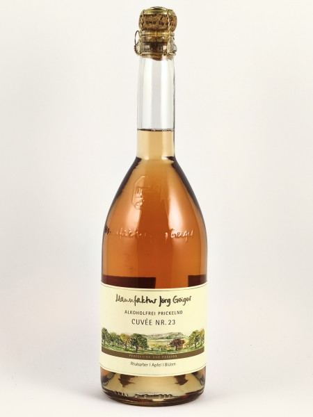 "Cuvée Nr. 23" - alkoholfrei Rhabarber, Apfel, Blüten, Geiger