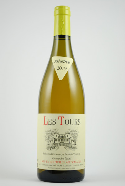 2019 Les Tours Grenache Blanc Vin de Pays de Vaucluse, Reynaud