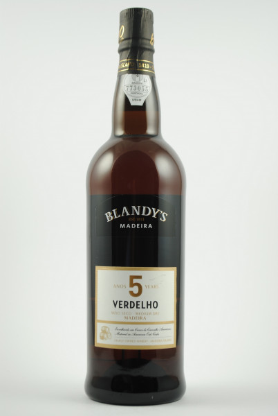 Madeira VERDELHO 5 years, Blandy's