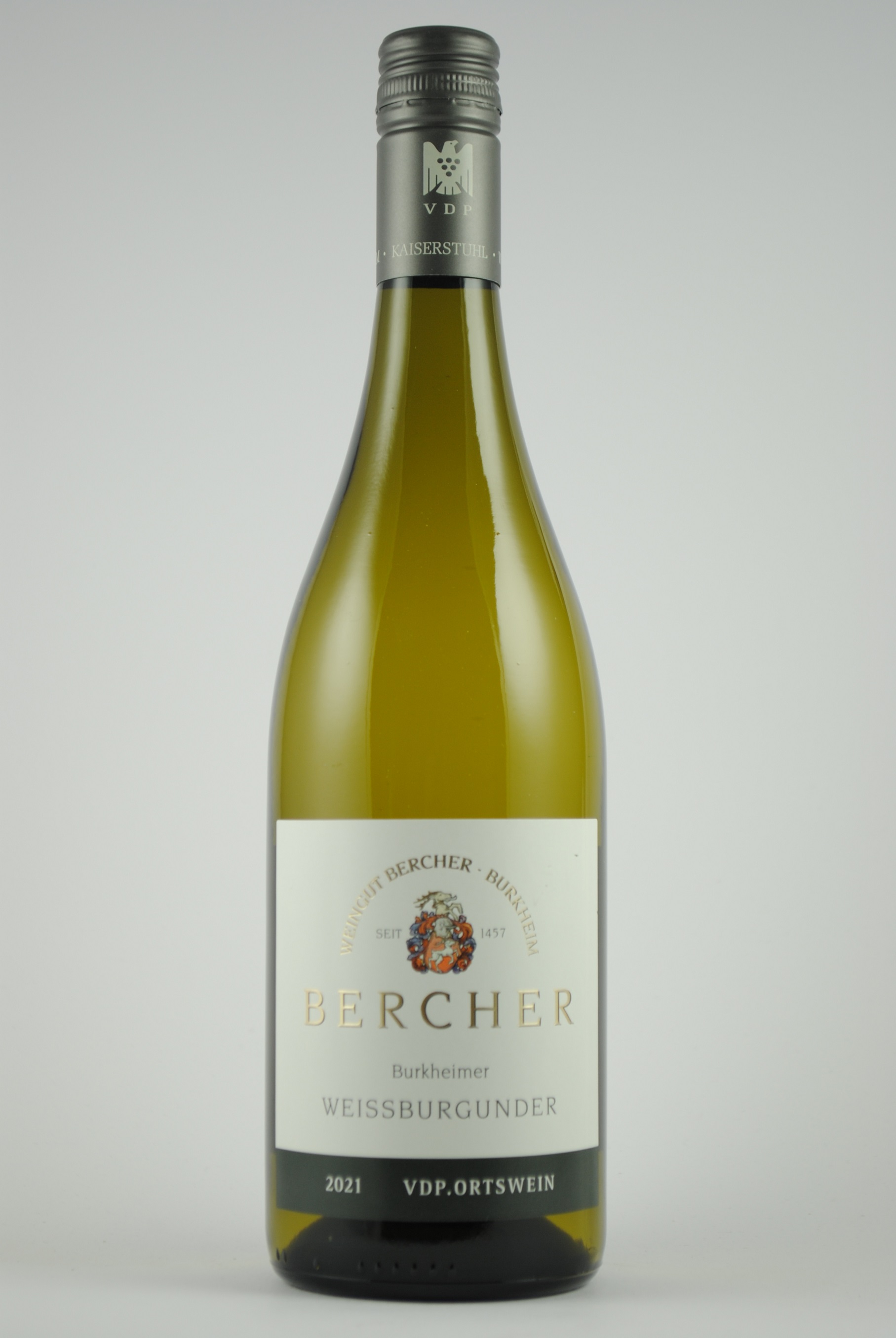 2022 Burkheimer Weissburgunder (VDP Ortswein) QbA trocken, Bercher |  Bercher R.& E., Burkheim | Baden / Kaiserstuhl | Deutschland | Weine |  Weinhandlung Drexler