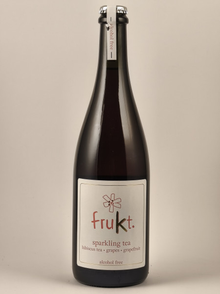 frukt. Sparkling Tea hibiscus tea, grapes, grapefruit alkoholfrei, FruktWerk