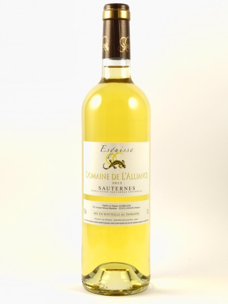 2023 Domaine de l'Alliance "Cuvée Esquisse" Sauternes