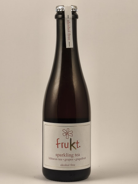 frukt. Sparkling Tea hibiscus tea, grapes, grapefruit alkoholfrei, FruktWerk